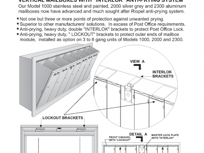 Model With “INTERLOK” Anti-Prying System