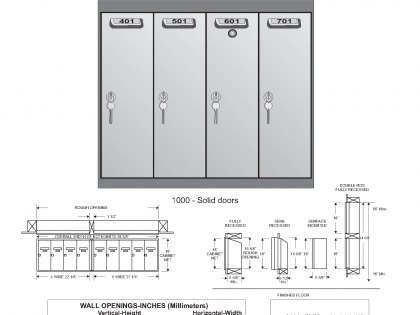 Model 1000 – Drawings