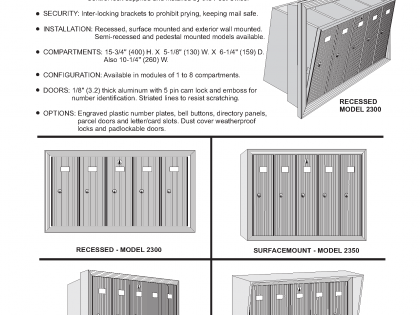 Model 2300 – Aluminum