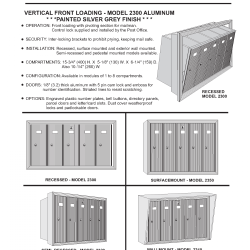 Model 2300 – Aluminum