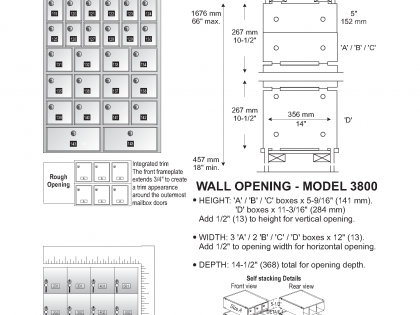 Model 3800 – Details