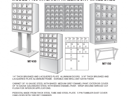 Model 7100 – Interior Wallmount